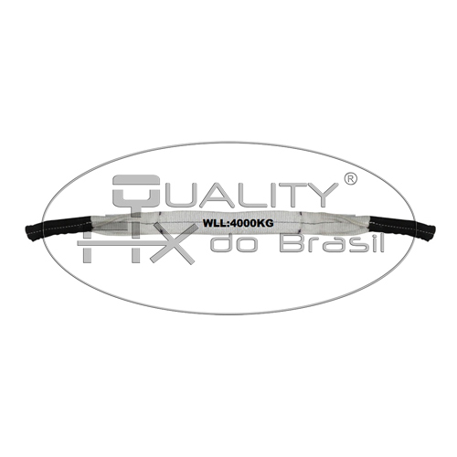 Cinta de Elevação Sling Quadruplo Branco 50mm - Bax Company