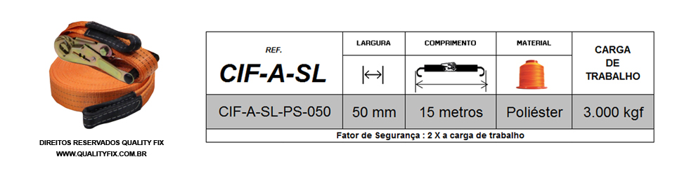 Tabela de Especificações - Kit Slackline - Bax Company