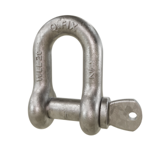 Manilha de Aço Reta com Pino Roscado - Bax Company