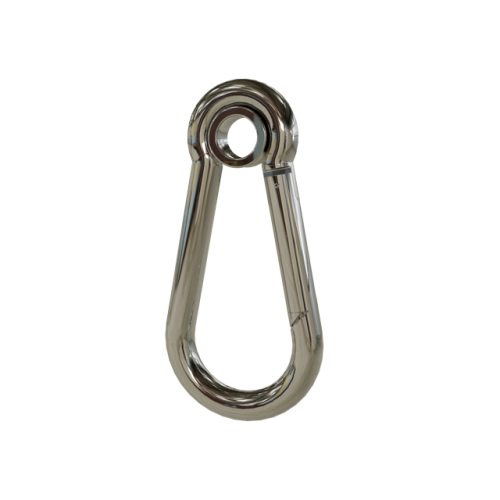 Mosquetão Inox Trava Simples - Bax Company