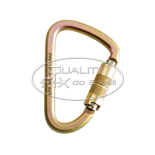 Mosquetão de Aço Tipo Pera - Quality Fix