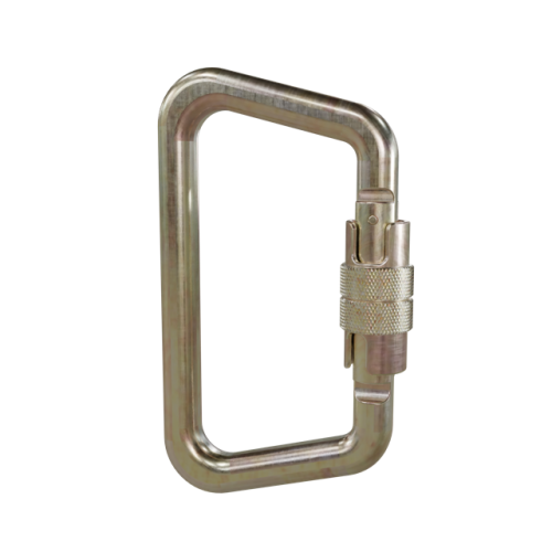 Mosquetão de Aço Tipo D Simétrico - Quality Fix