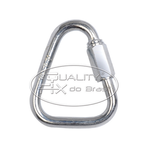 Mosquetão de Aço Tipo Malha Rápida - Quality Fix