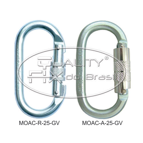 Mosquetão de Aço Tipo O Oval - Quality Fix