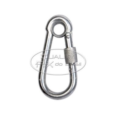 Mosquetão Trava Dupla Roscada - Bax Company