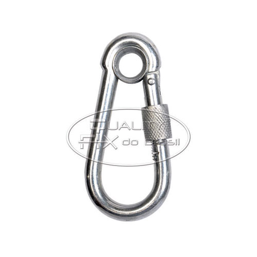 Mosquetão Estampado em Aço Maleável - Quality Fix